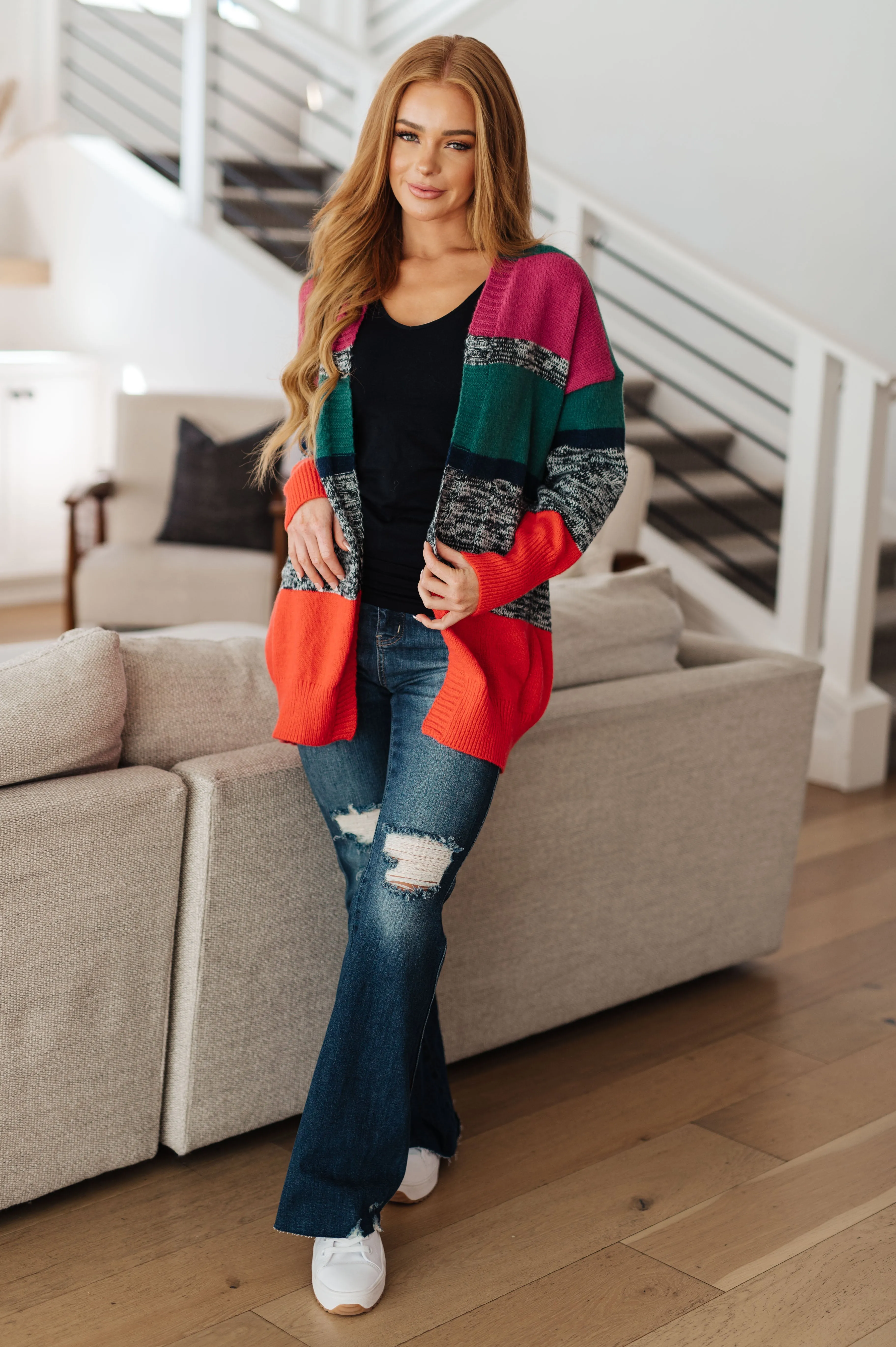 Keep it Cozy Striped Cardigan - Haptics