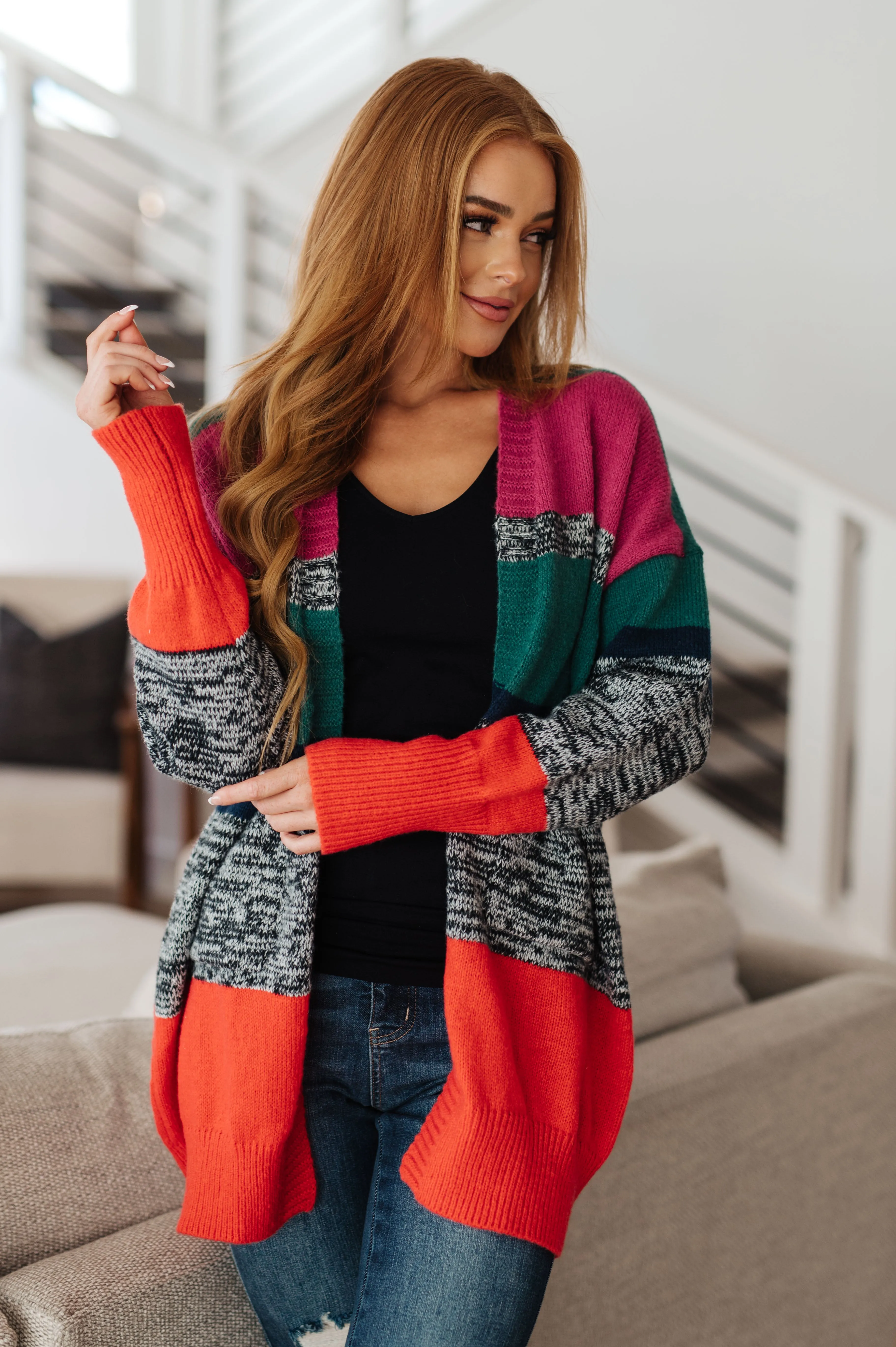 Keep it Cozy Striped Cardigan - Haptics