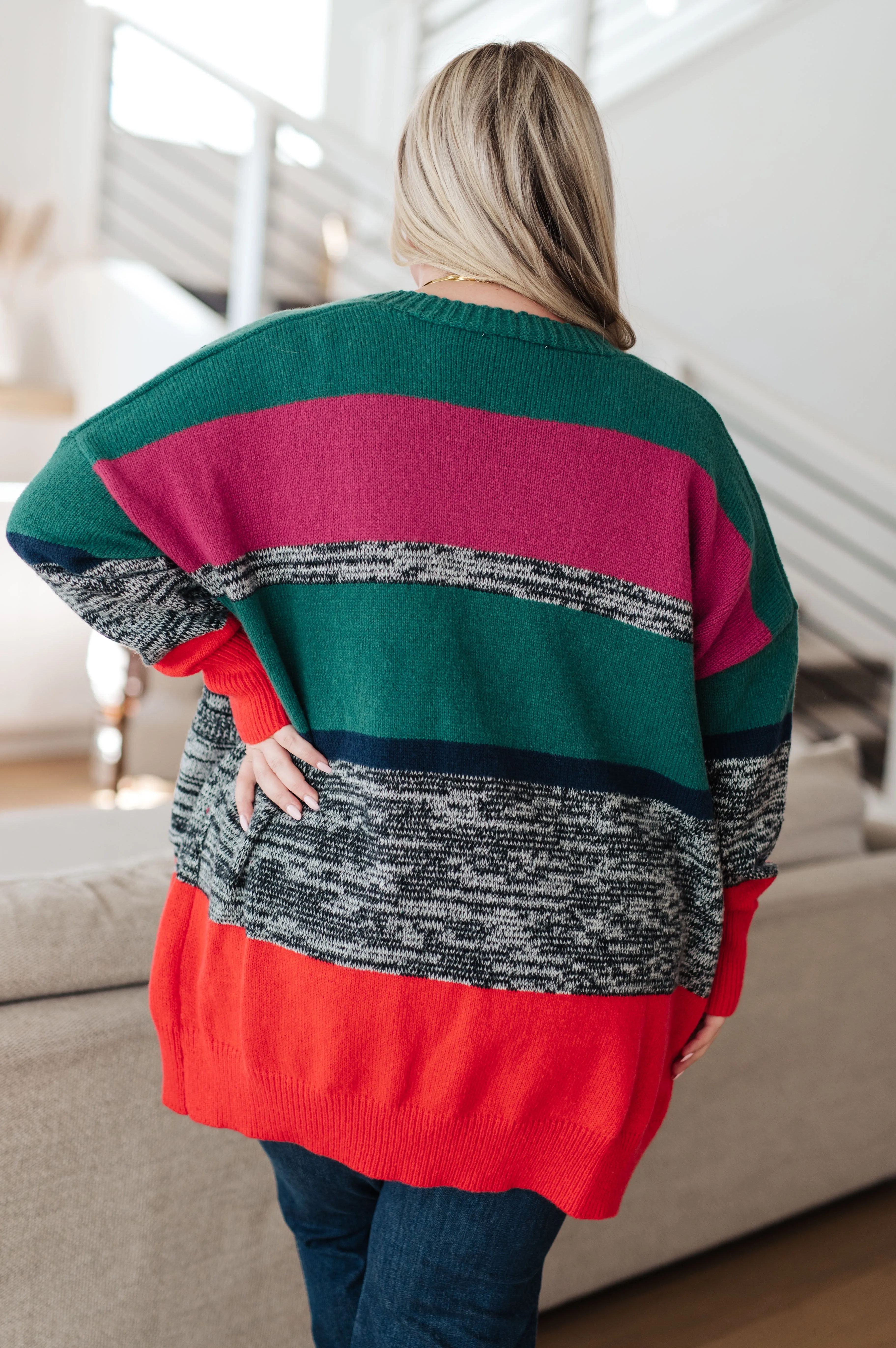 Keep it Cozy Striped Cardigan - Haptics