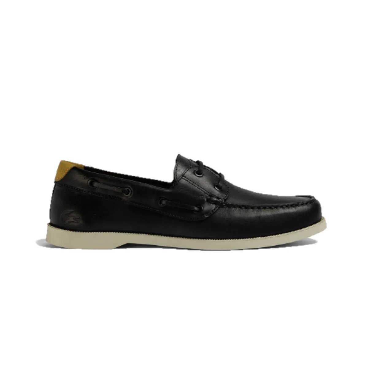 LACOSTE 7-45CMA0007454 CASPIAN 123 MN'S (Medium) Black/Off White Leather Lifestyle Shoes