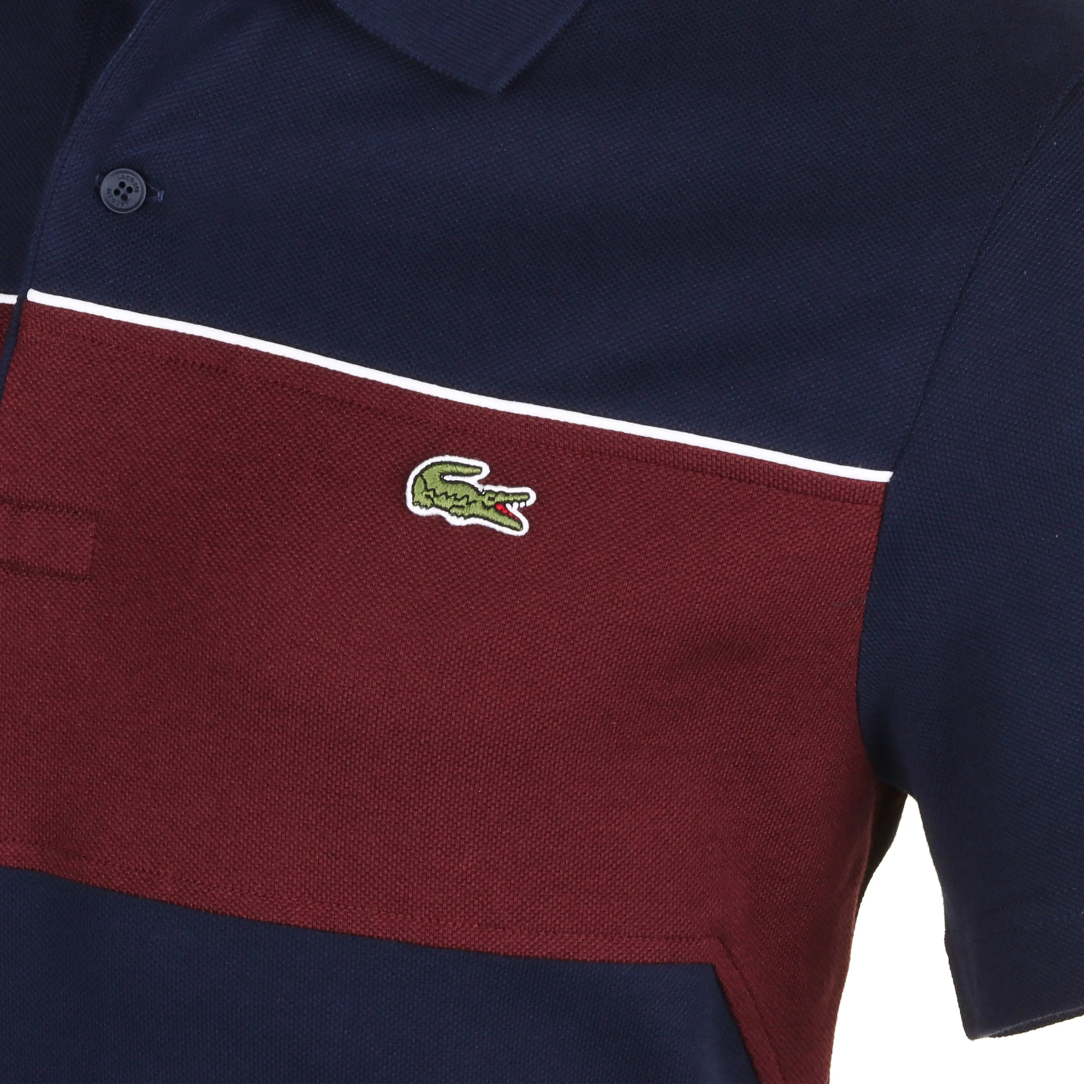 Lacoste Classic Colour Block Pique Polo Shirt