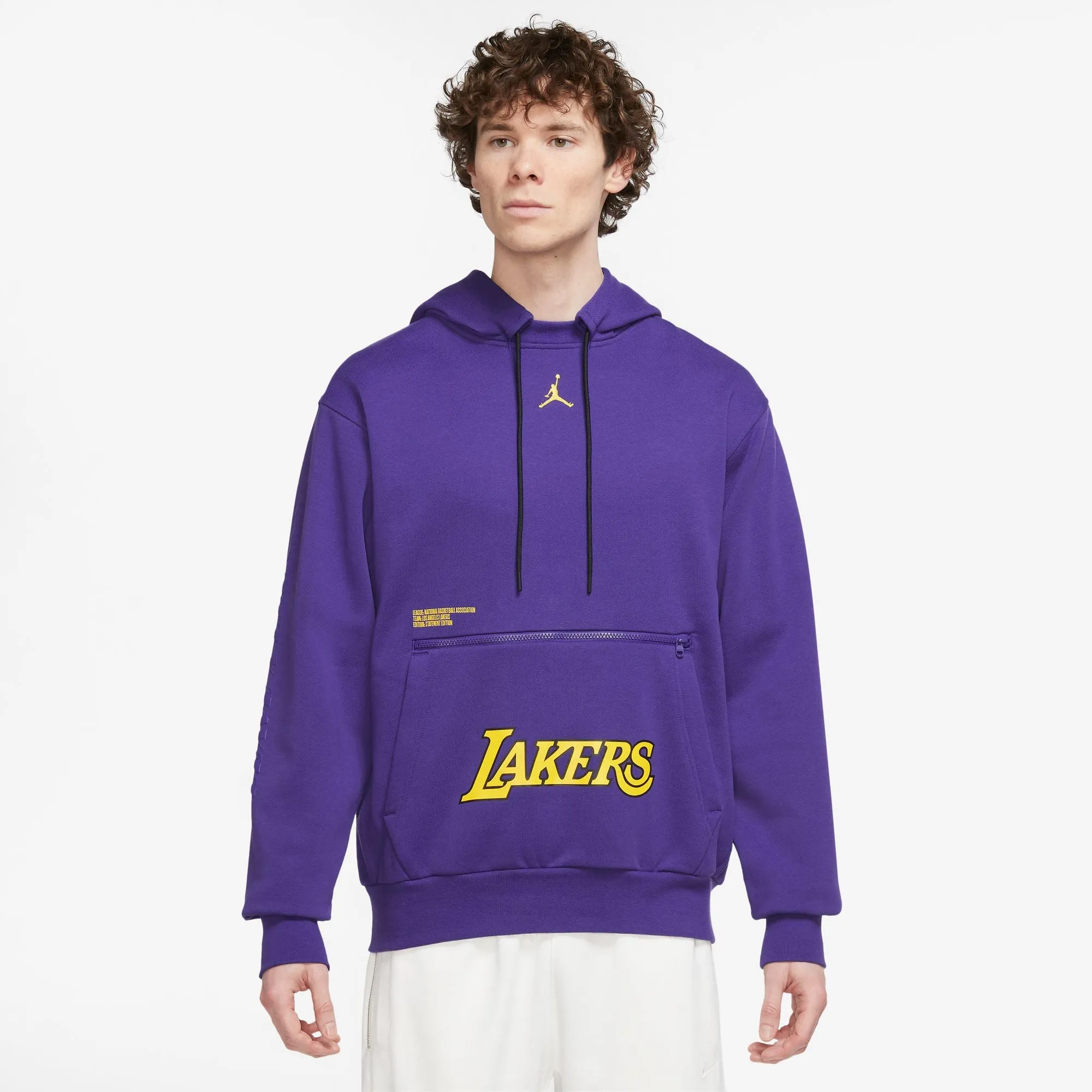 Lakers Courtside Statement Edition Pullover Hoodie