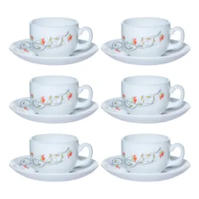 Magical Swirl Cup & Saucer Set, 6 Pcs