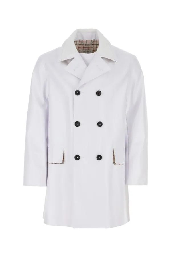 MAISON MARGIELA | Chalk PVC trench coat