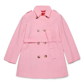 Max&Co. Girls MINIME Technical Double-Breasted Trench Coat - 8Y