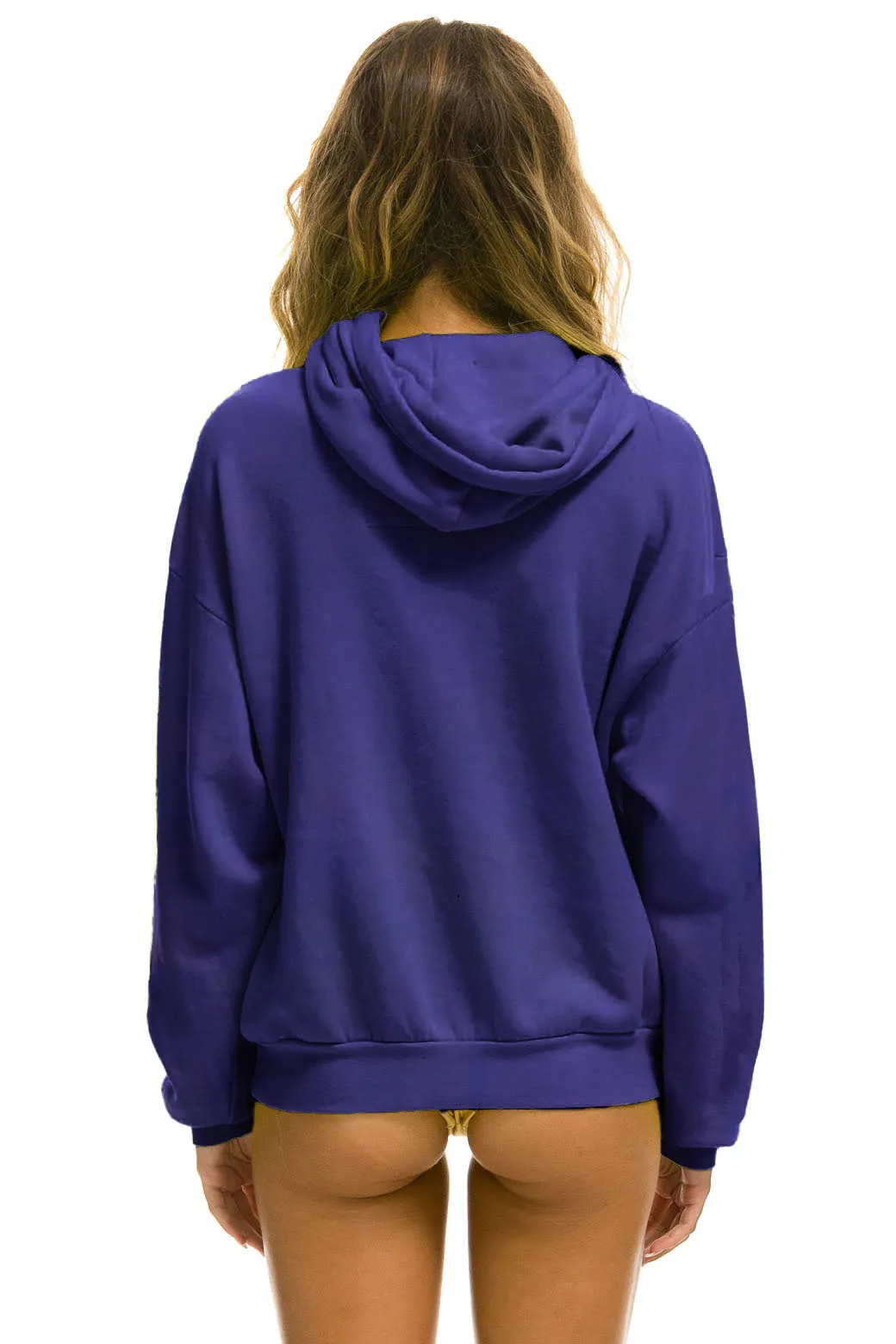 MEMBER EXCLUSIVE SANTA TIGER RELAXED PULLOVER HOODIE - PURPLE