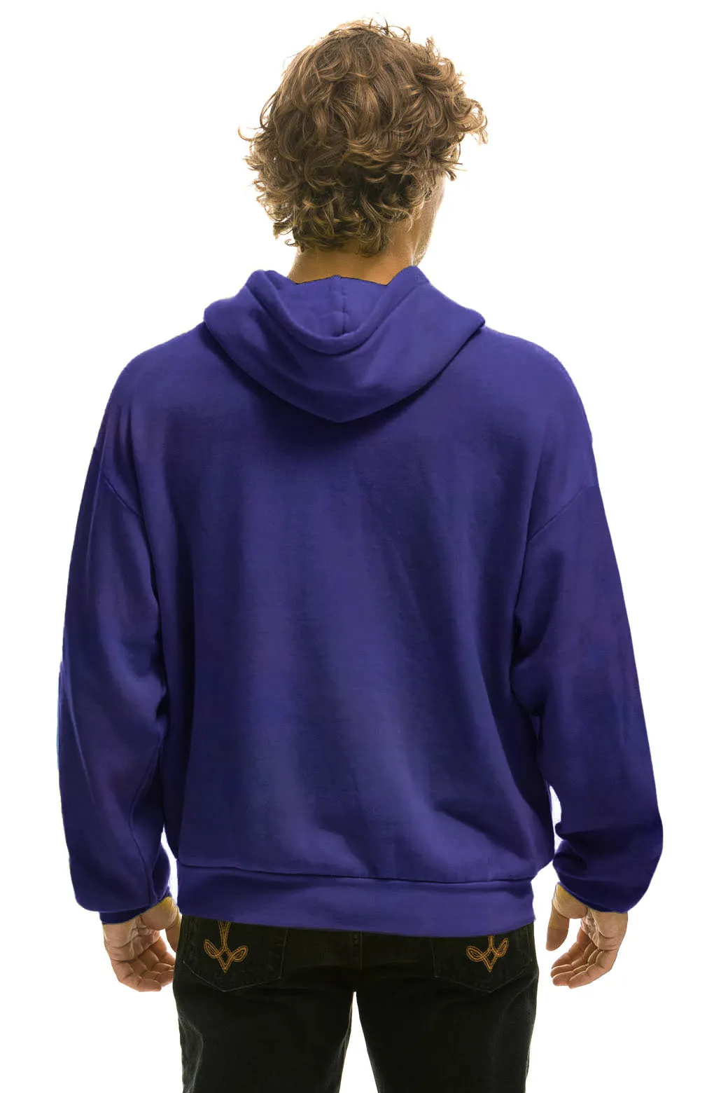 MEMBER EXCLUSIVE SANTA TIGER RELAXED PULLOVER HOODIE - PURPLE