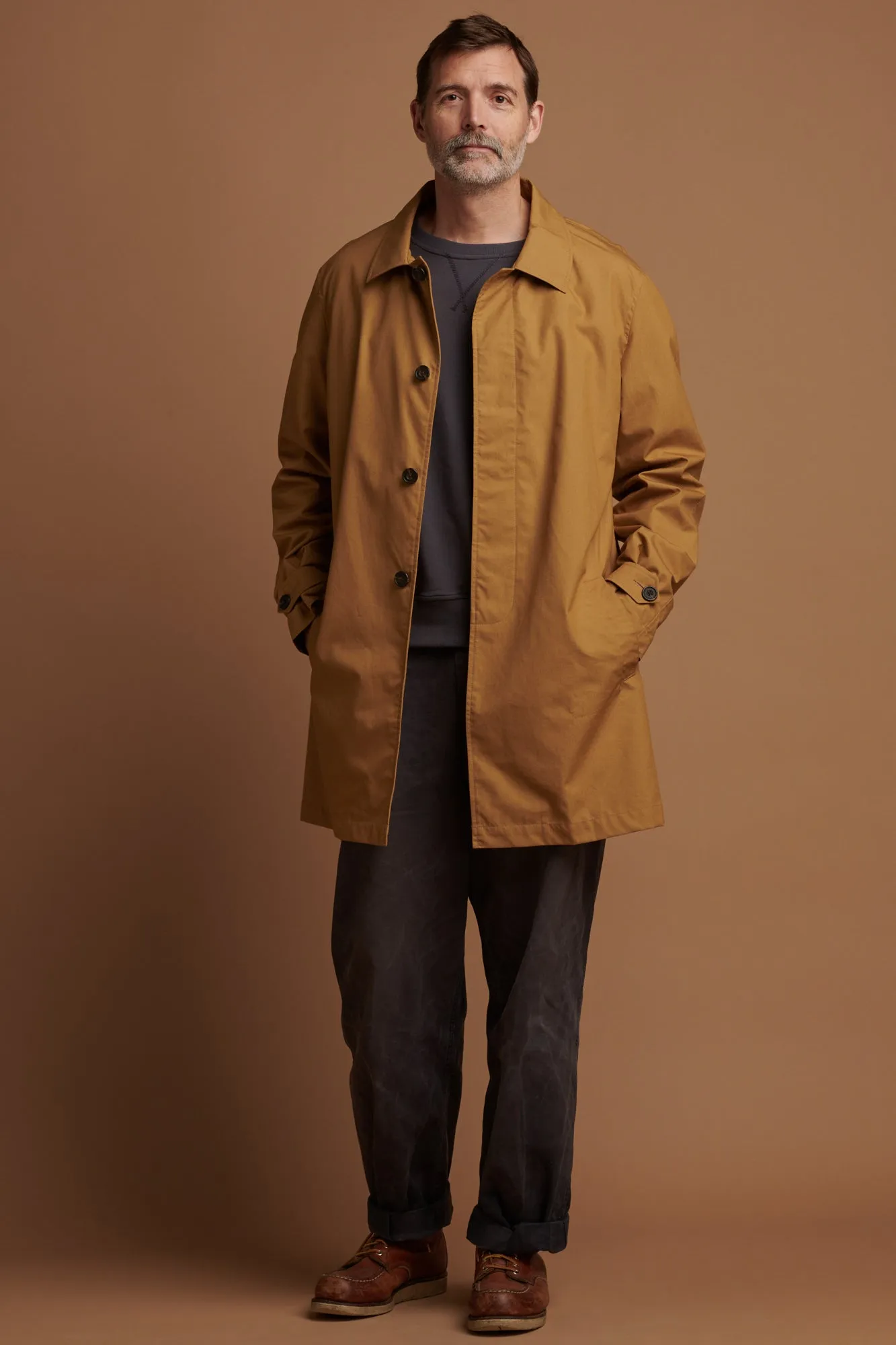 Men's Raincoat - Beige