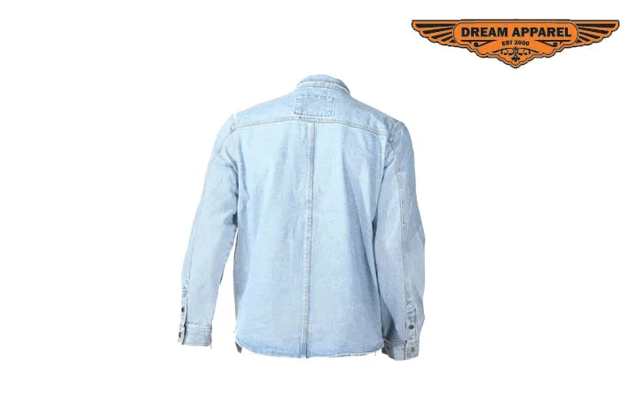 Men's Snapped Denim Shirt