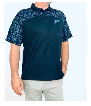 Men's Tattoo Polo Shirt W Pocket