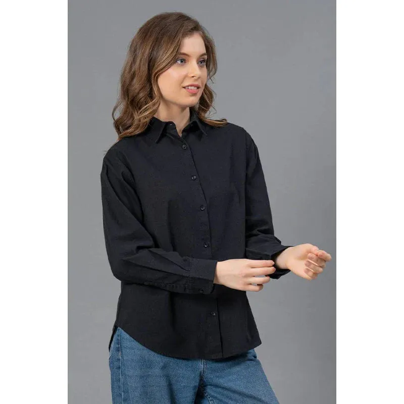 Mode by RedTape Black Color Womens Casual Shirt | Highly Durable & Absorptive