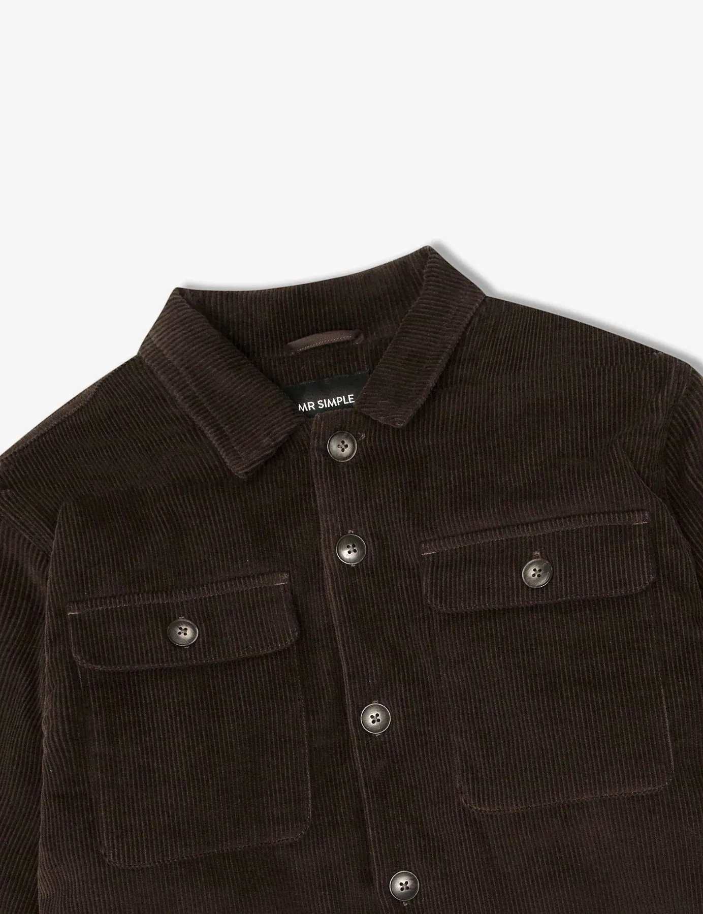 Mr Simple - Stockyard Sherpa Jacket Cocoa