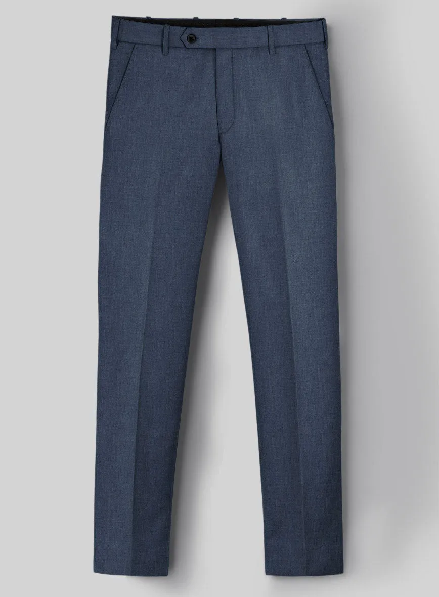 Napolean Stretch Imperial Blue Wool Pants