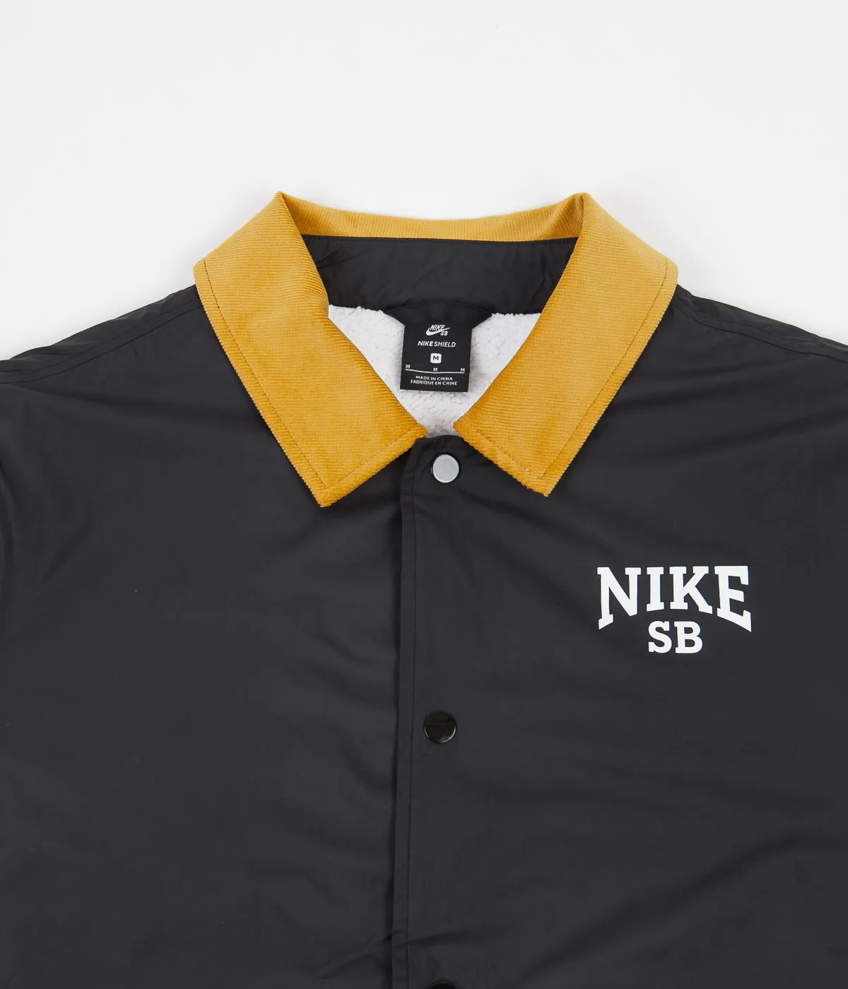 Nike SB Coaches Jacket - Black / Chutney - White - White