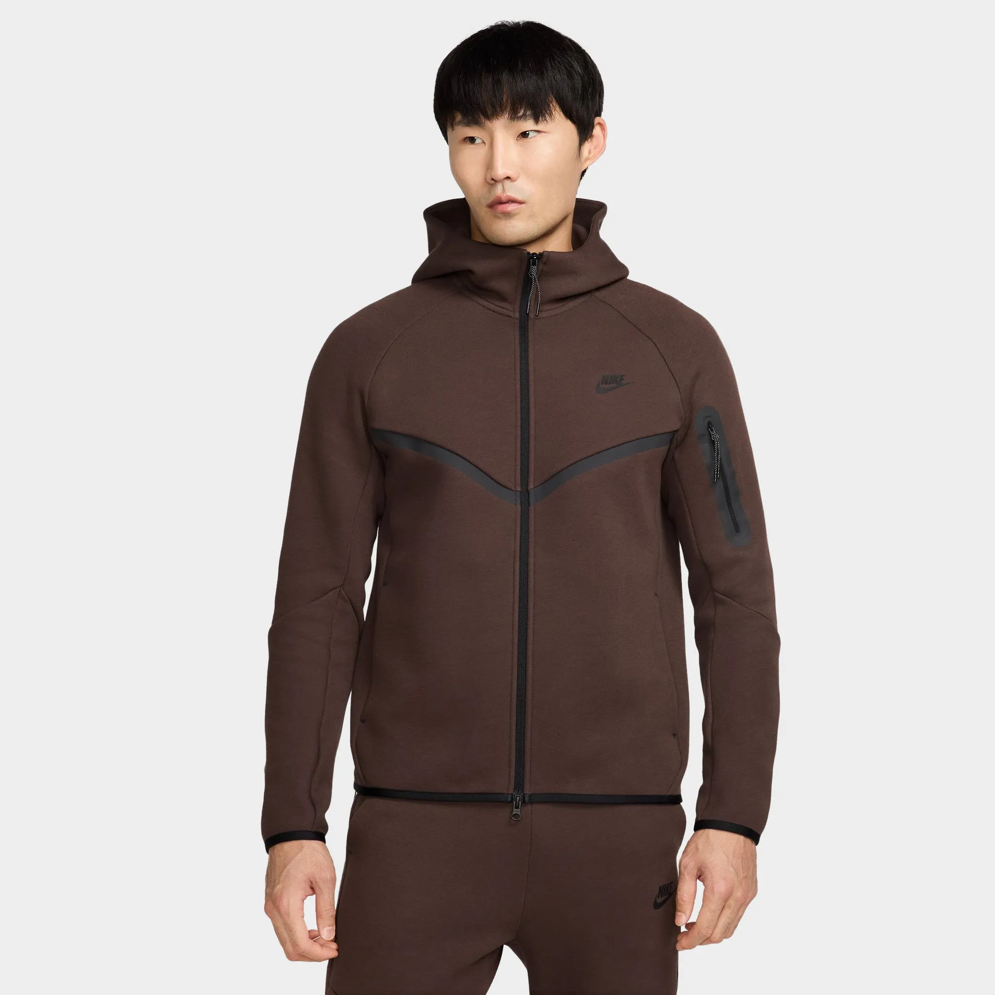 Nike Sportswear Tech Fleece Full Zip Windrunner Baroque Brown / Black