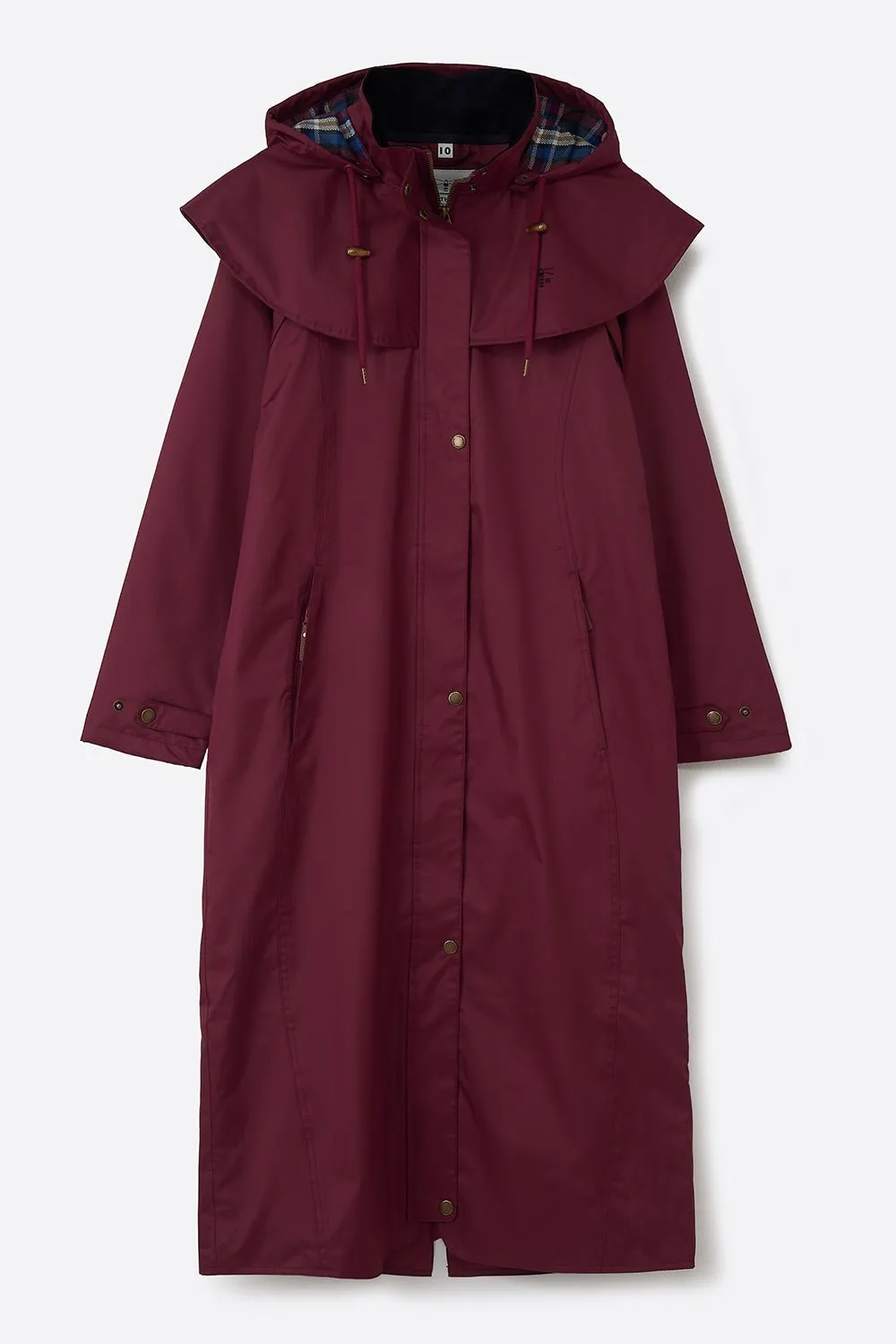 Outback Full Length Waterproof Raincoat - Berry