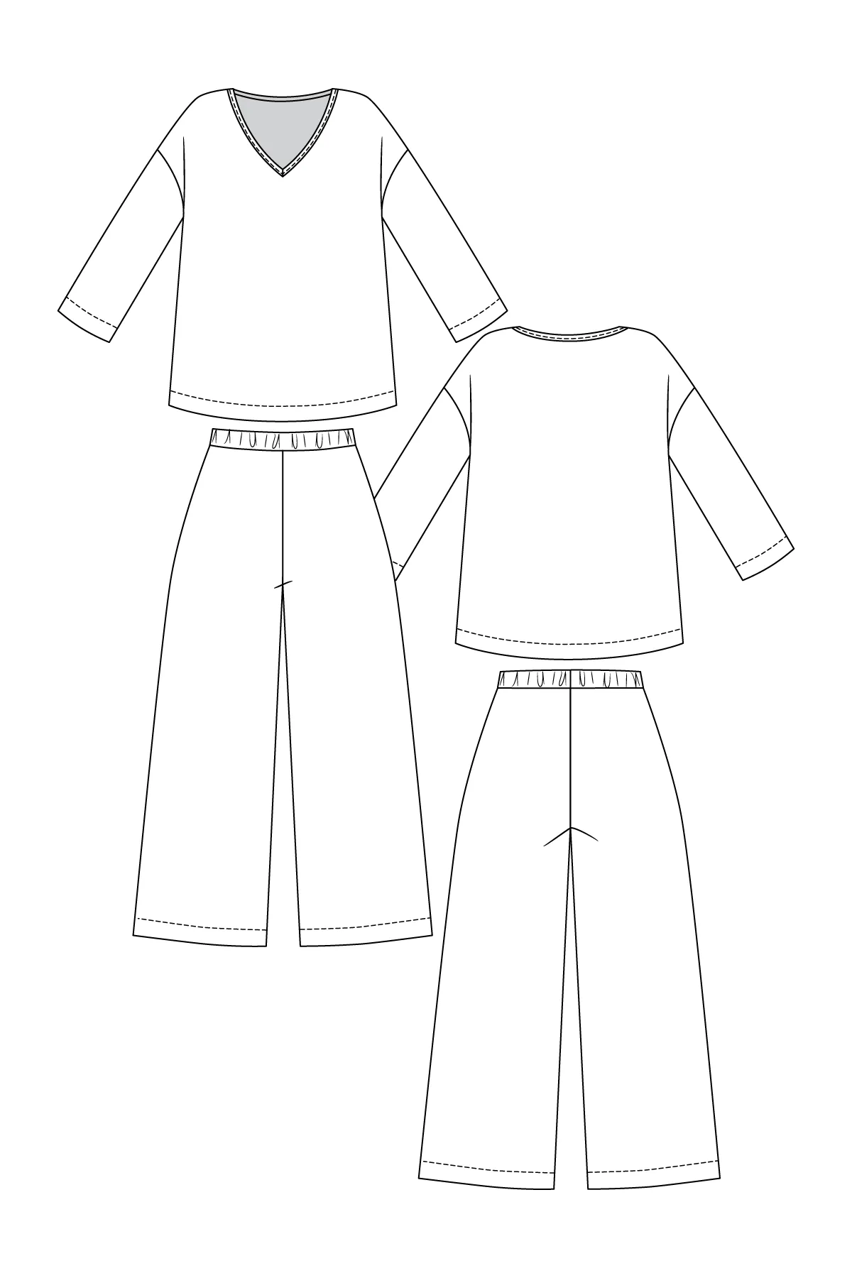 PDF Pattern - Olo Tee & Pants | Named Clothing