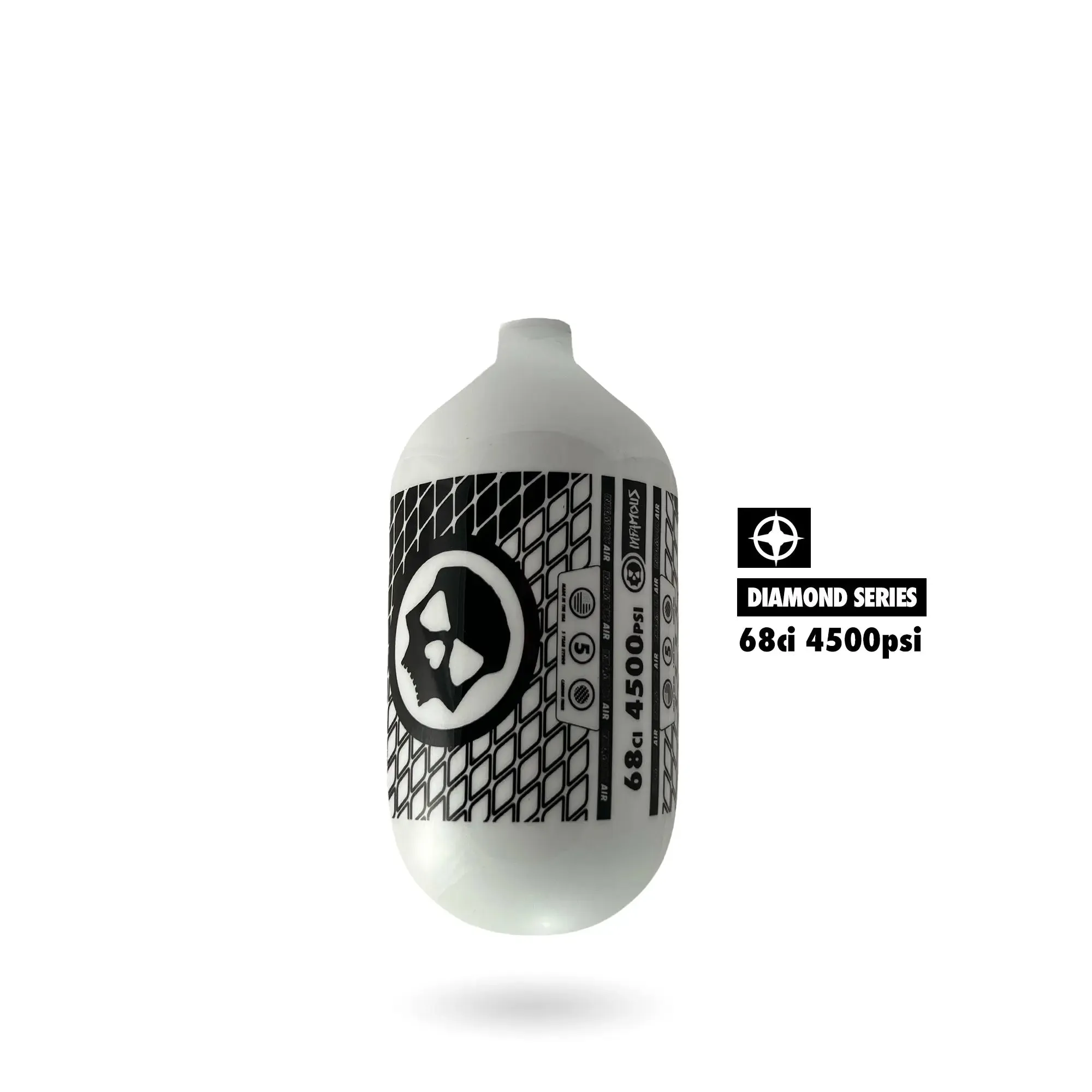 "DIAMOND SERIES" AIR PATTERN AIR TANK - 68ci / 4500psi (BOTTLE ONLY)