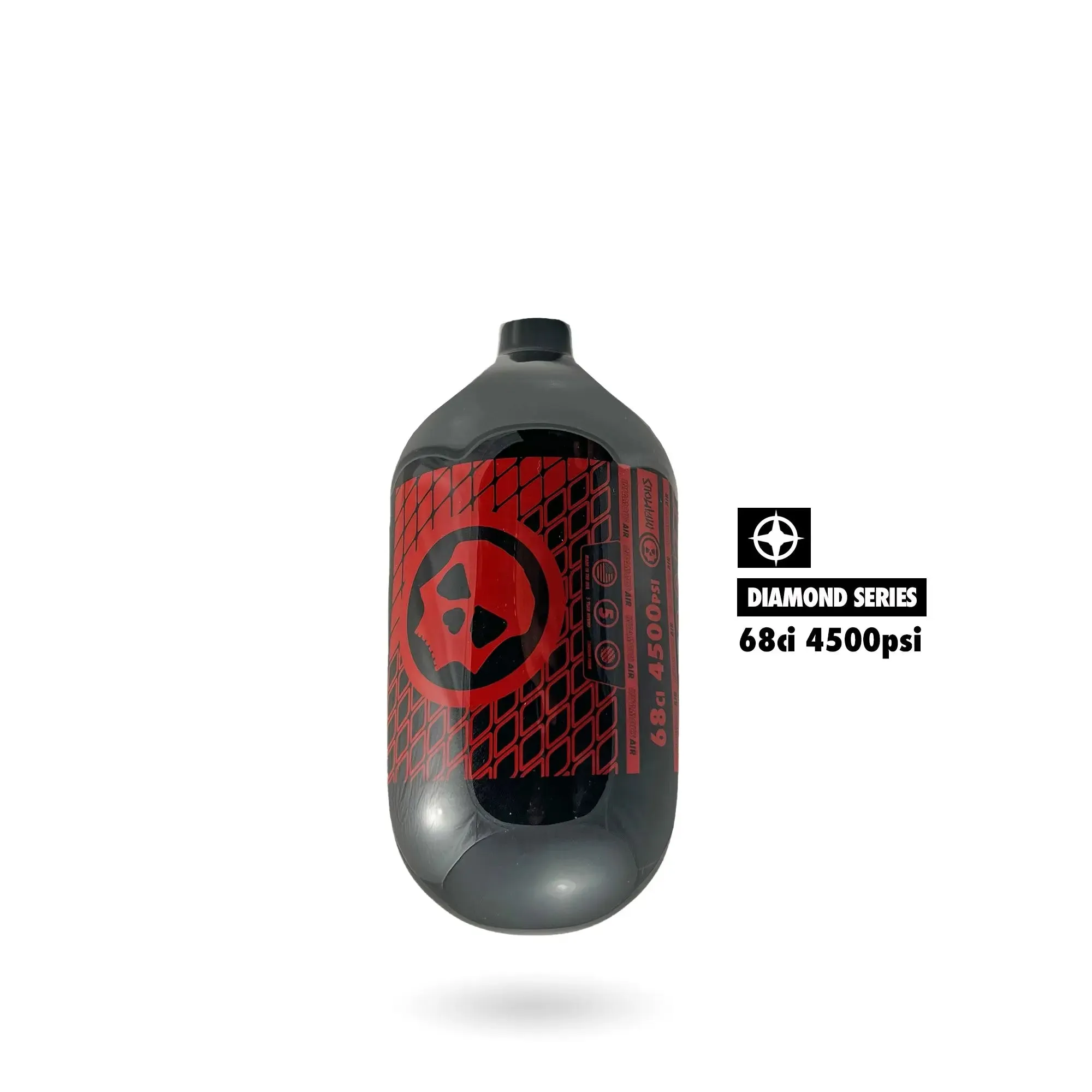 "DIAMOND SERIES" AIR PATTERN AIR TANK - 68ci / 4500psi (BOTTLE ONLY)