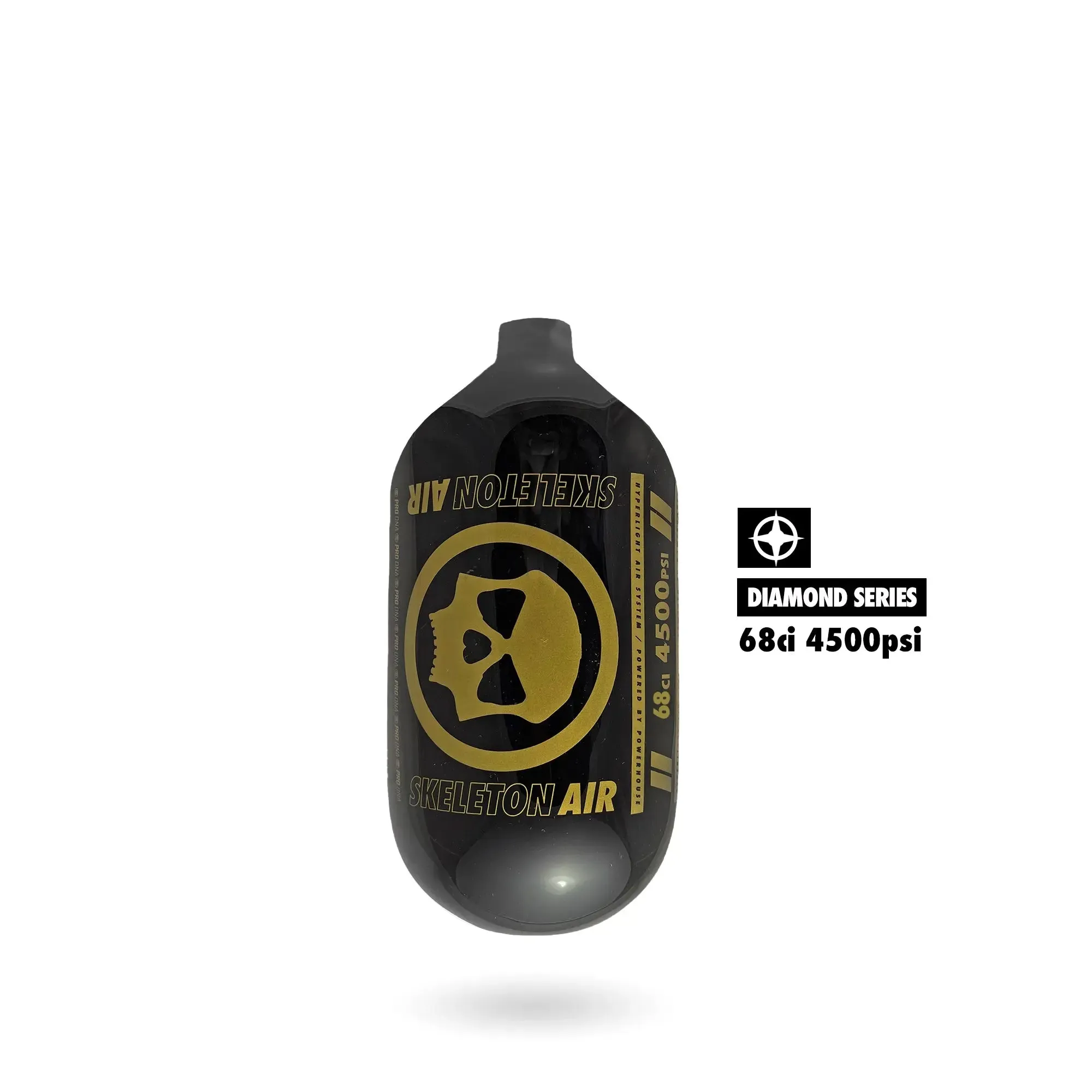 "DIAMOND SERIES" SKELETON AIR HYPERLIGHT AIR TANK 68CI (BOTTLE ONLY)