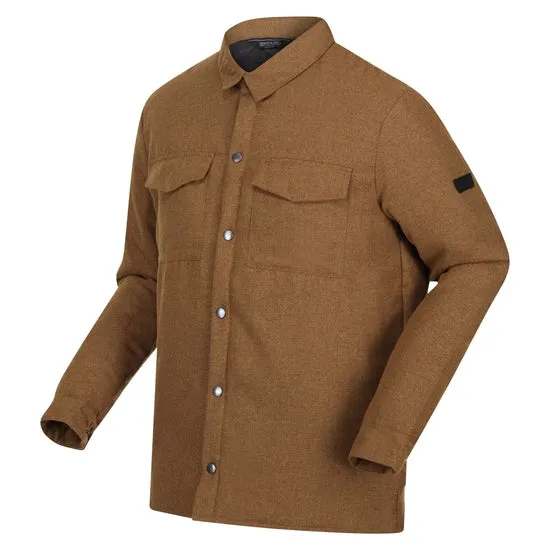 Regatta Mens Gawayne Insulated Wool Effect Winter Shirt