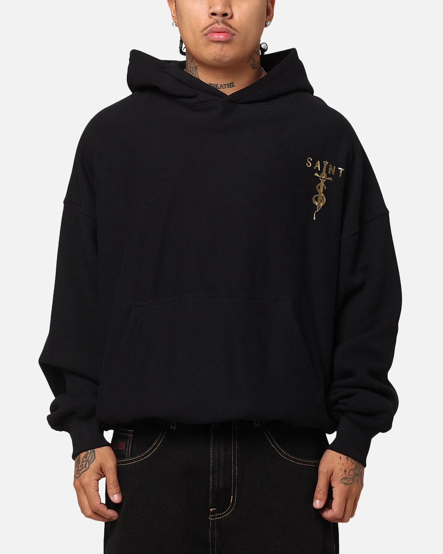 Saint Morta Daggers Premium Hoodie Black/Gold