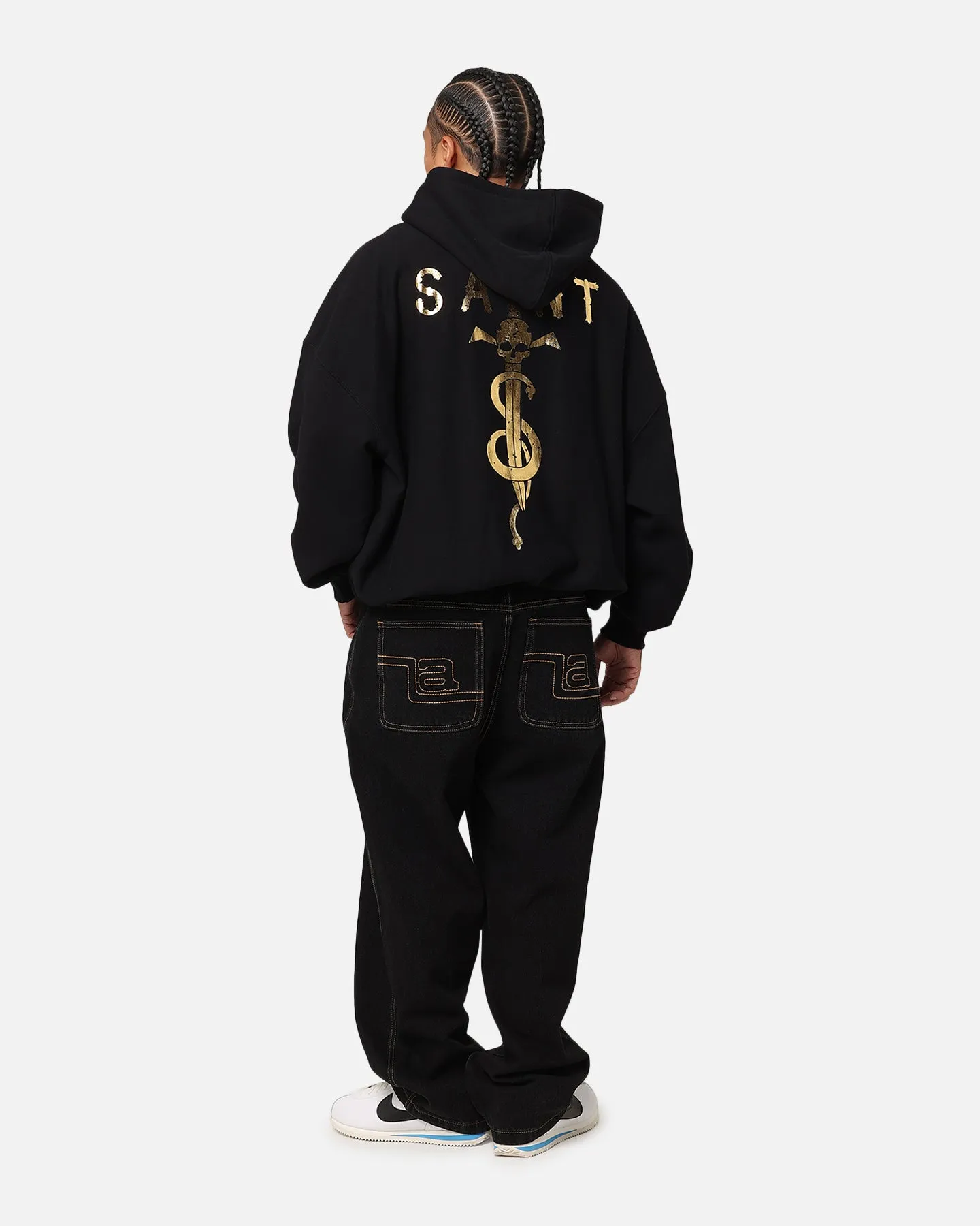 Saint Morta Daggers Premium Hoodie Black/Gold