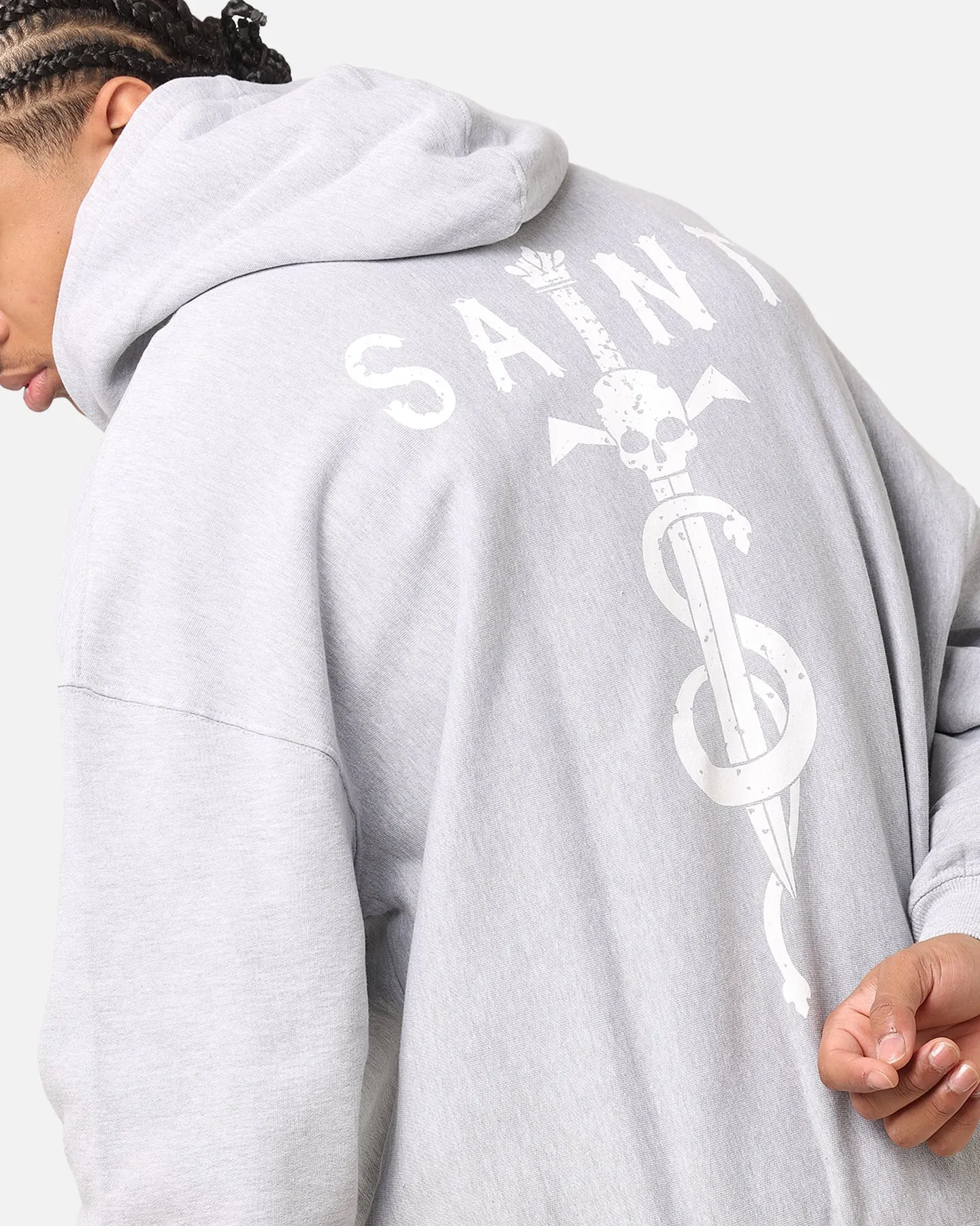 Saint Morta Daggers Premium Hoodie Light Marle