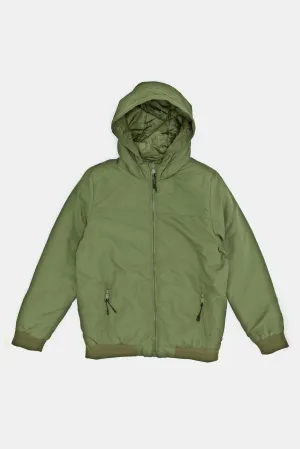 Senior Boys Olive Bomber Jacket