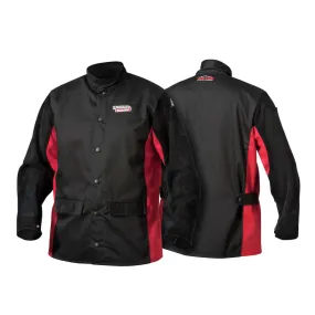 Shadow Split Leather Sleeved Welding Jacket - 5XL