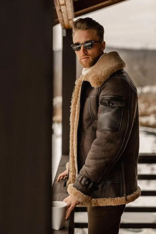 Shearling Leather Jacket