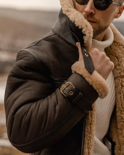 Shearling Leather Jacket