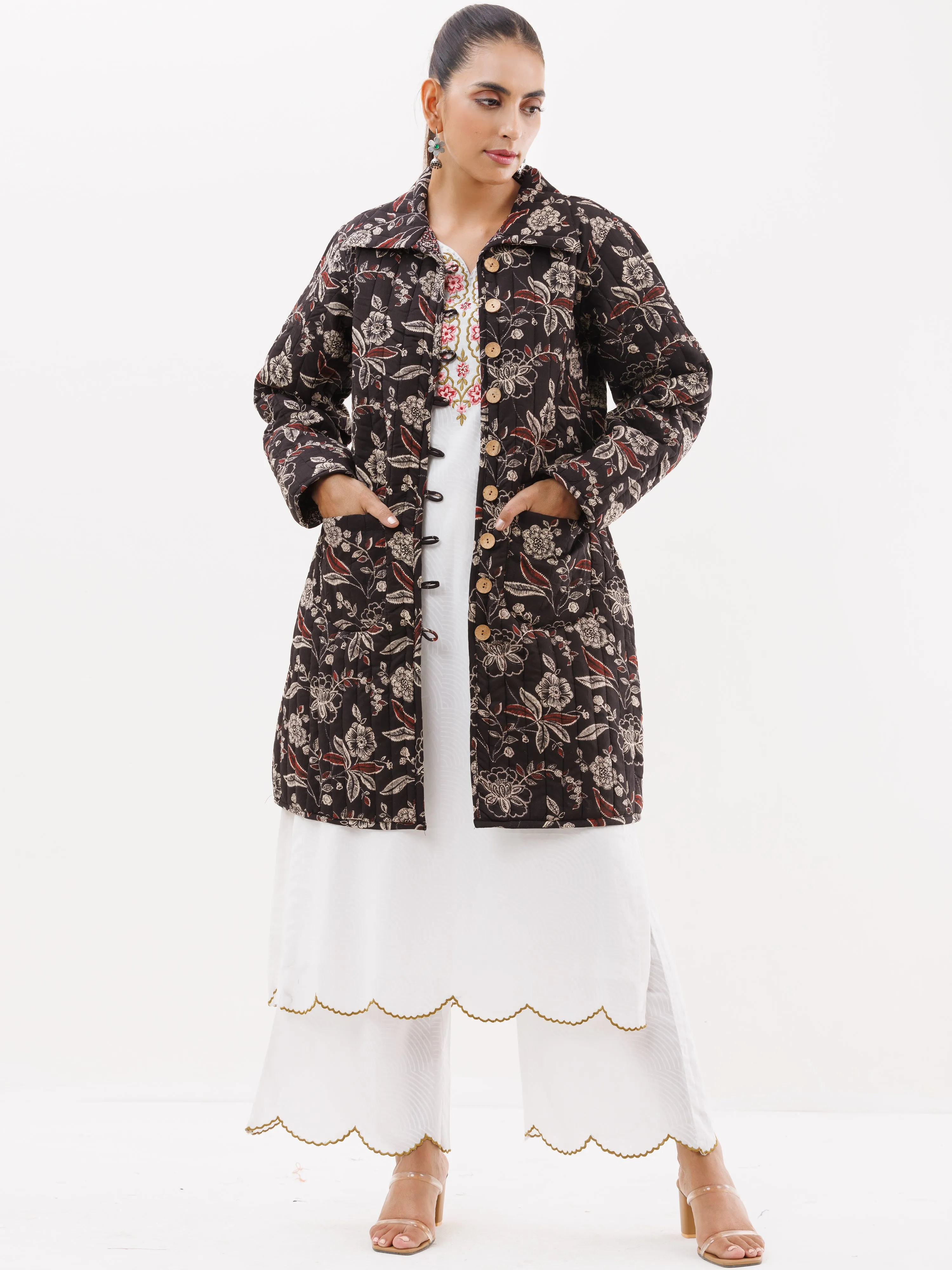 Shishir Sumeera Quilted Reversible Jacket