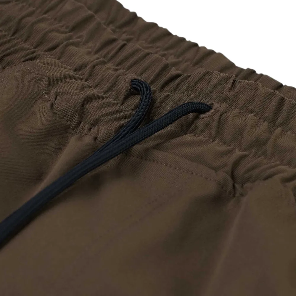 SP LINE WIDE JOGGER PANTS BROWN