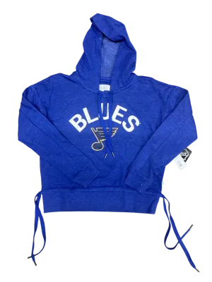 ST. LOUIS BLUES G-III LADIES SUPERSTAR HOODIE - ROYAL