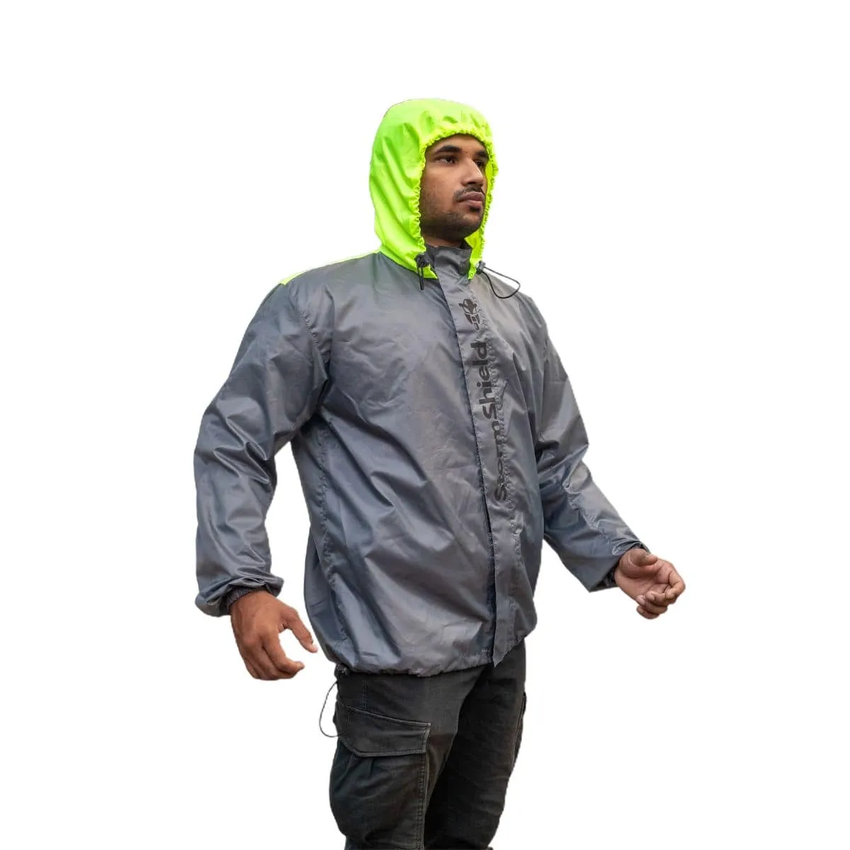 StormShield Air Ultralight Waterproof Rain Overjacket - Grey Green