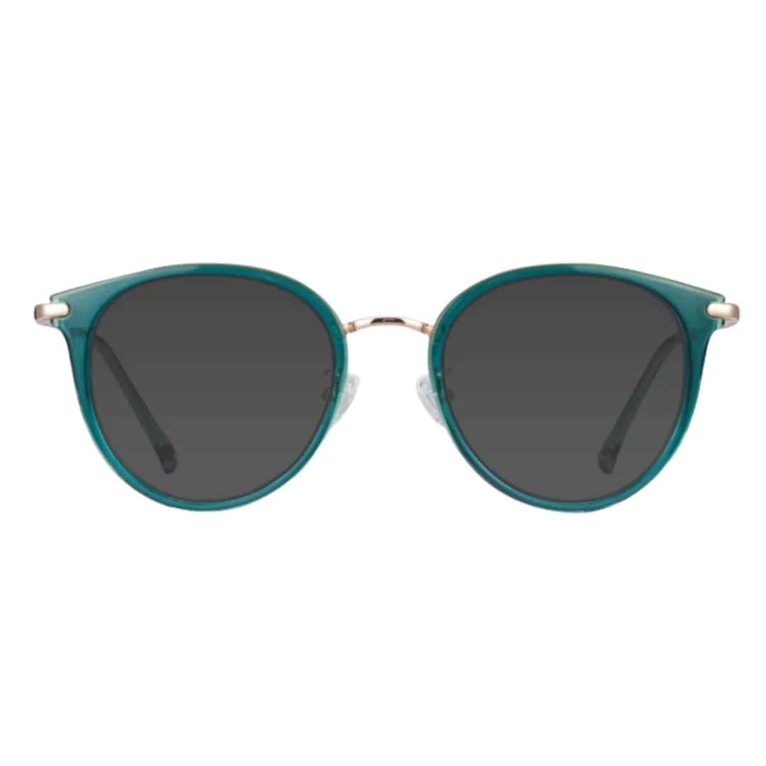 Teal Round Glasses – Stylish, Lightweight, and Comfortable