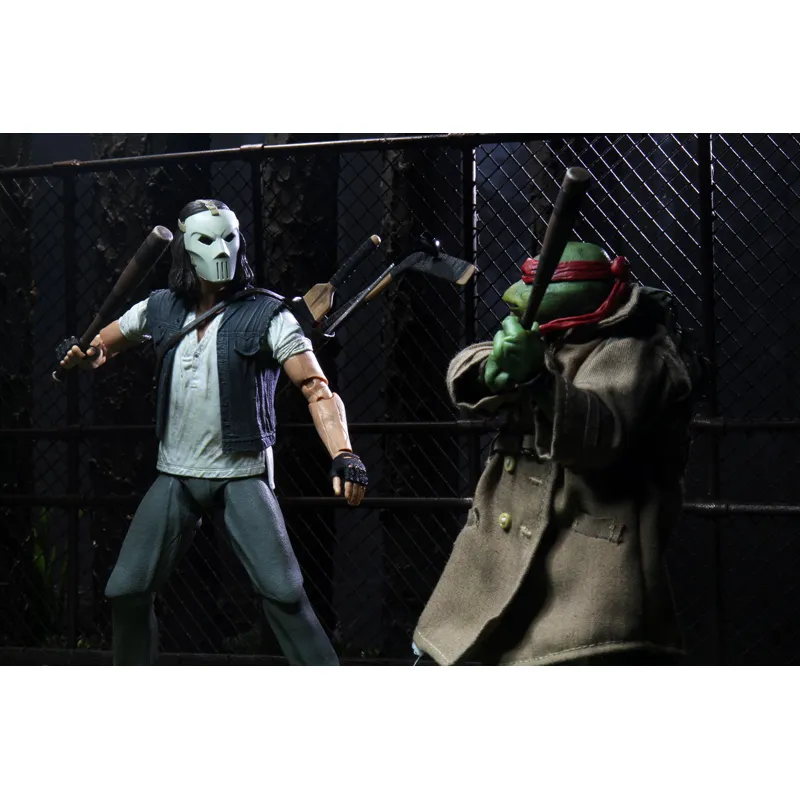 Teenage Mutant Ninja Turtles 90’s Movie Casey Jones & Raphael (In Disguise) 2-Pack 7-inch Scale Action Figures