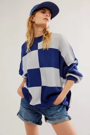 The Checker Easy Street Tunic by Free People - Blueprint