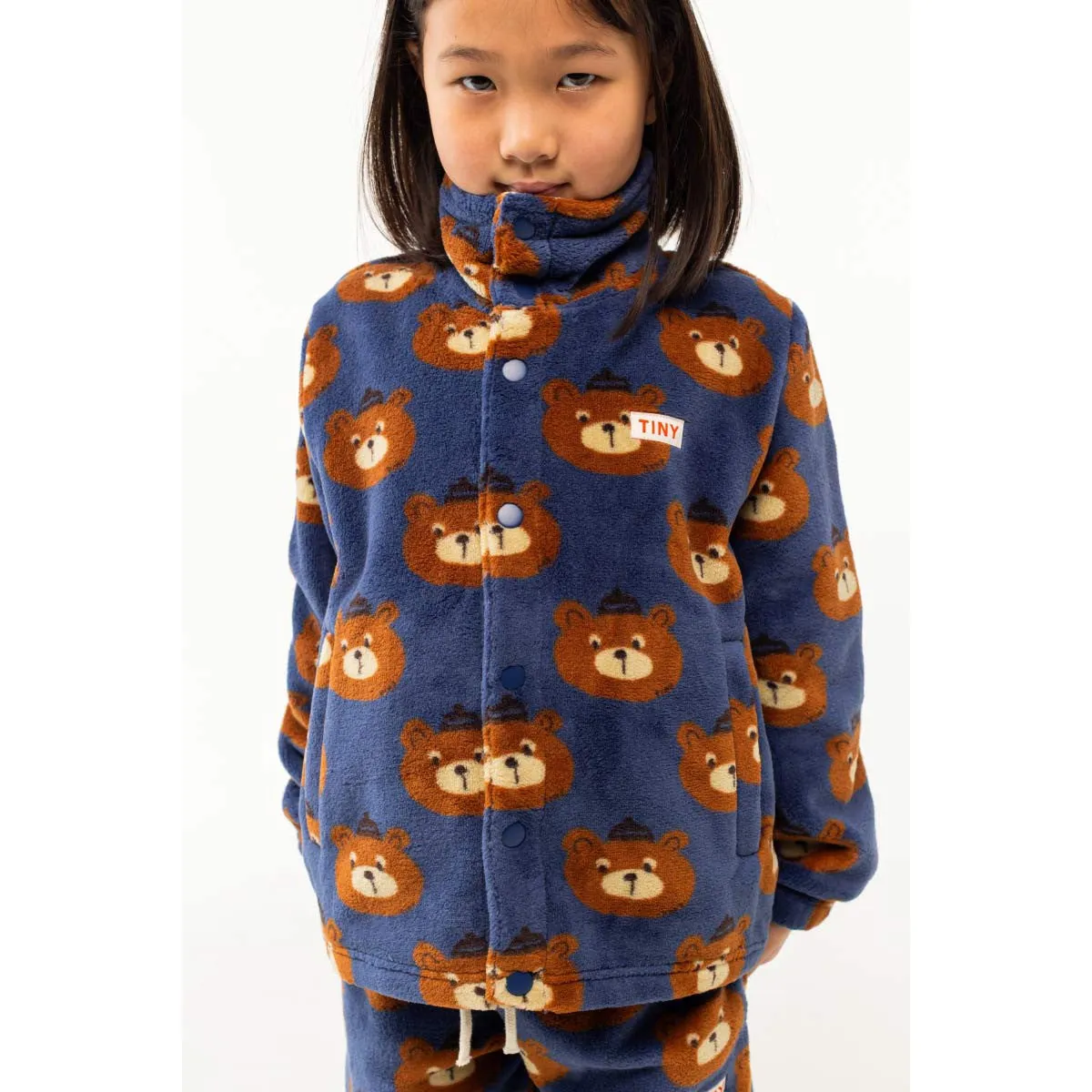 Tiny Cottons - Bears polar fleece jacket