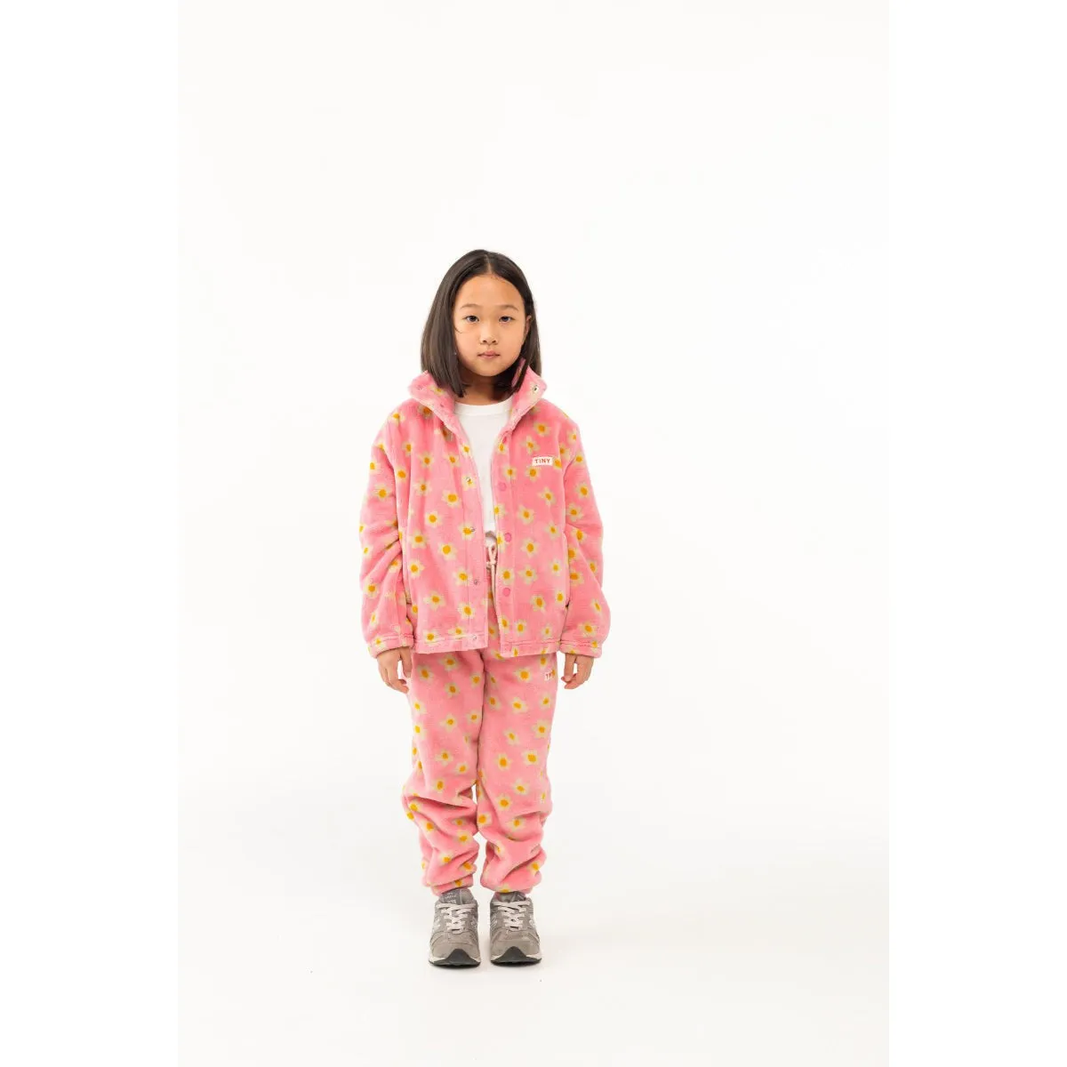 Tiny Cottons - Daisies polar fleece jacket