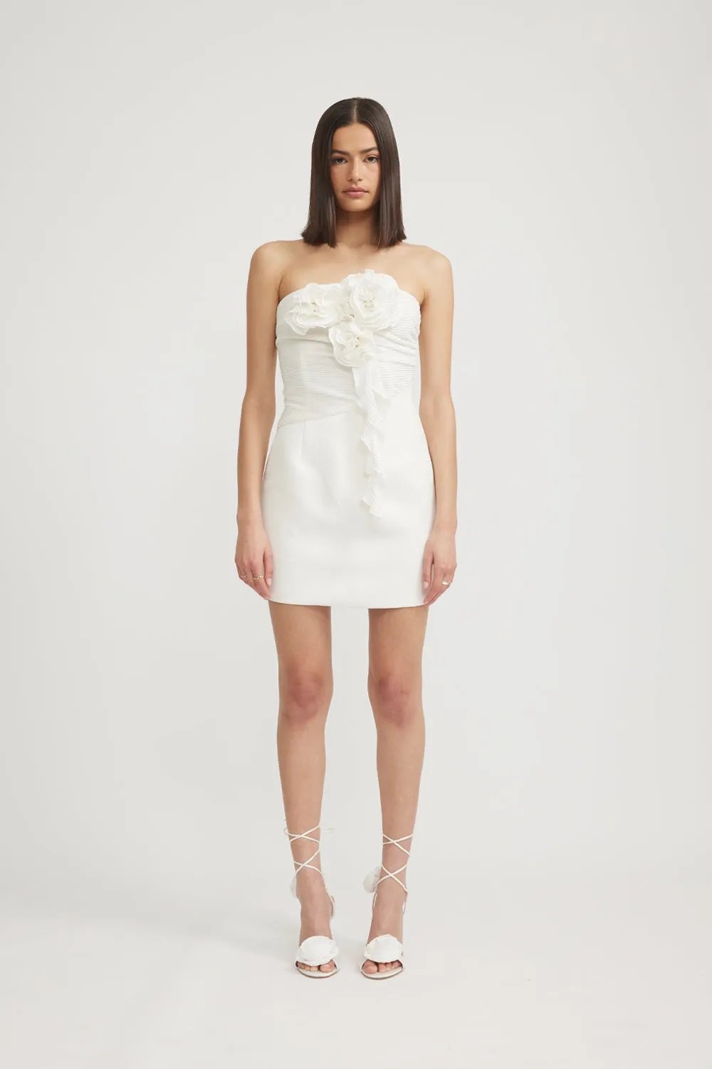 Tojhà Loral Dress - Ivory