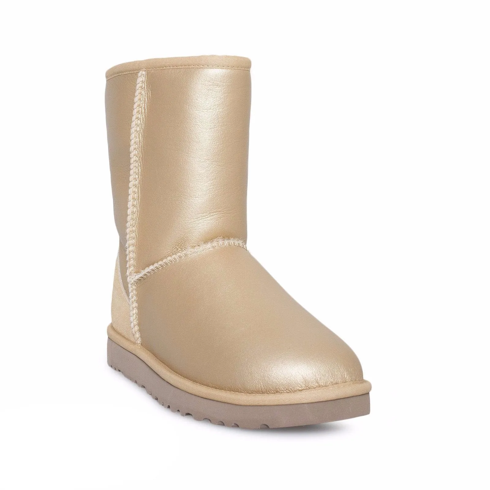 UGG Classic Short Metallic Gold Boots