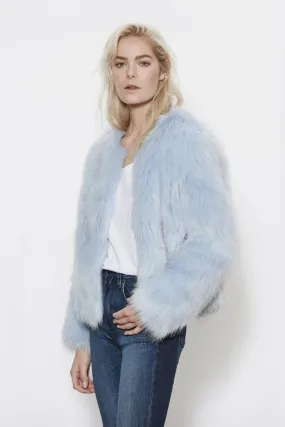 Unreal Fur Dream Jacket Pastel Blue