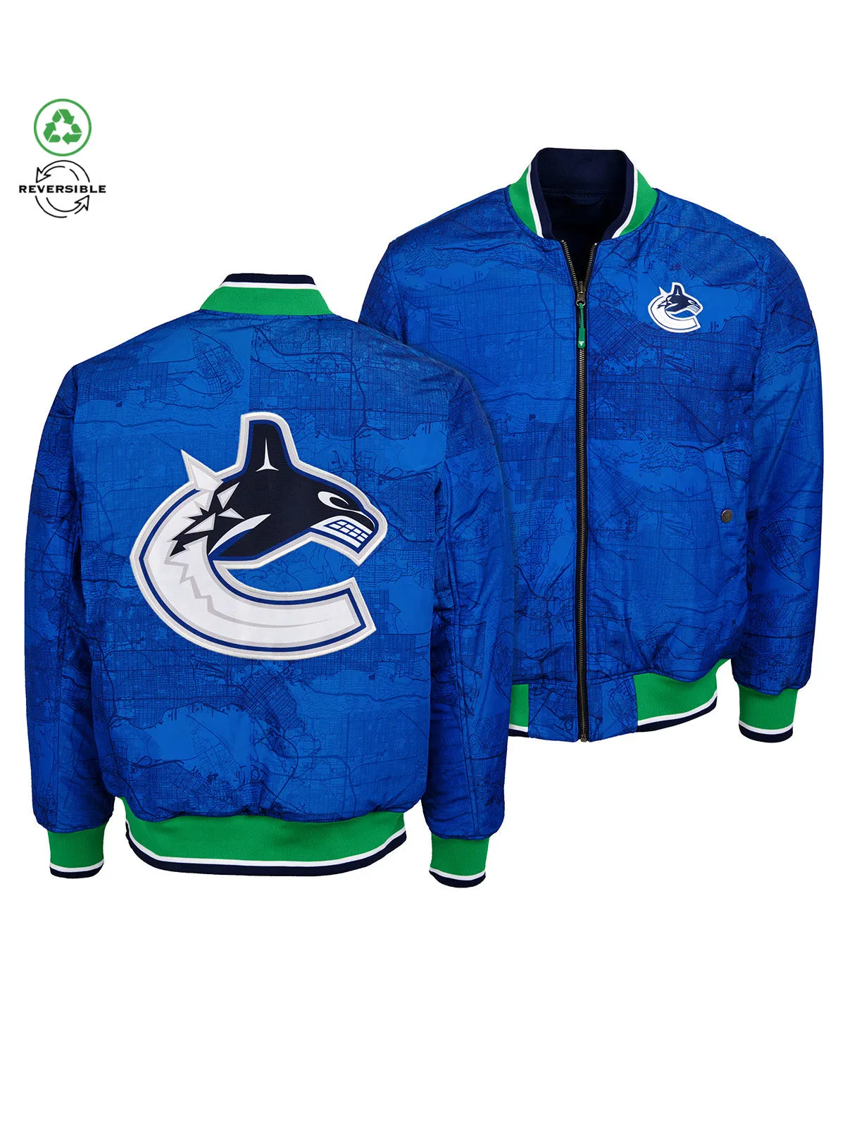 Vancouver Canucks Reversible Bomber