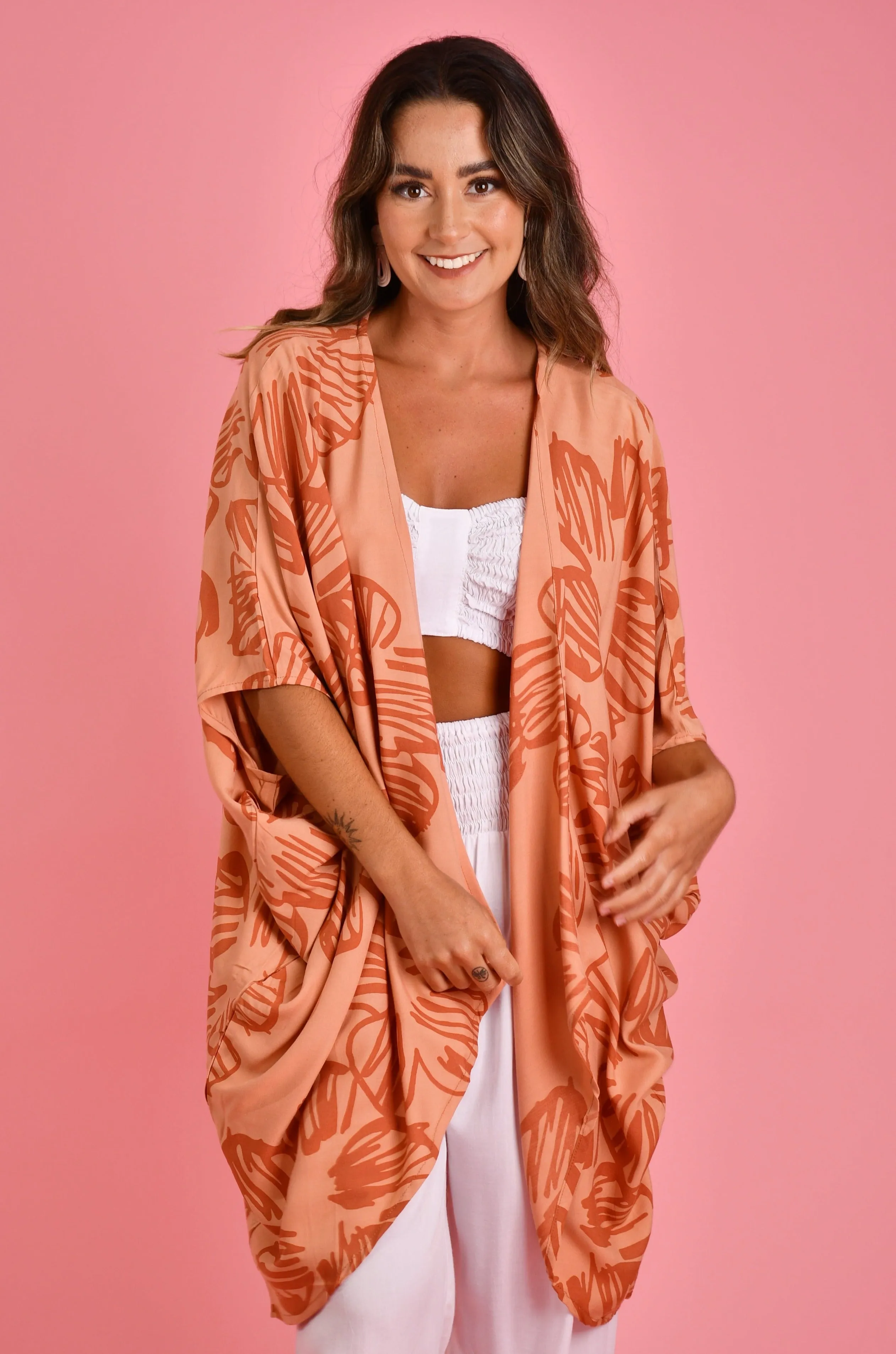 VBLT101 - ARKARRA CAPE - AUTUMN VIBES SALMON