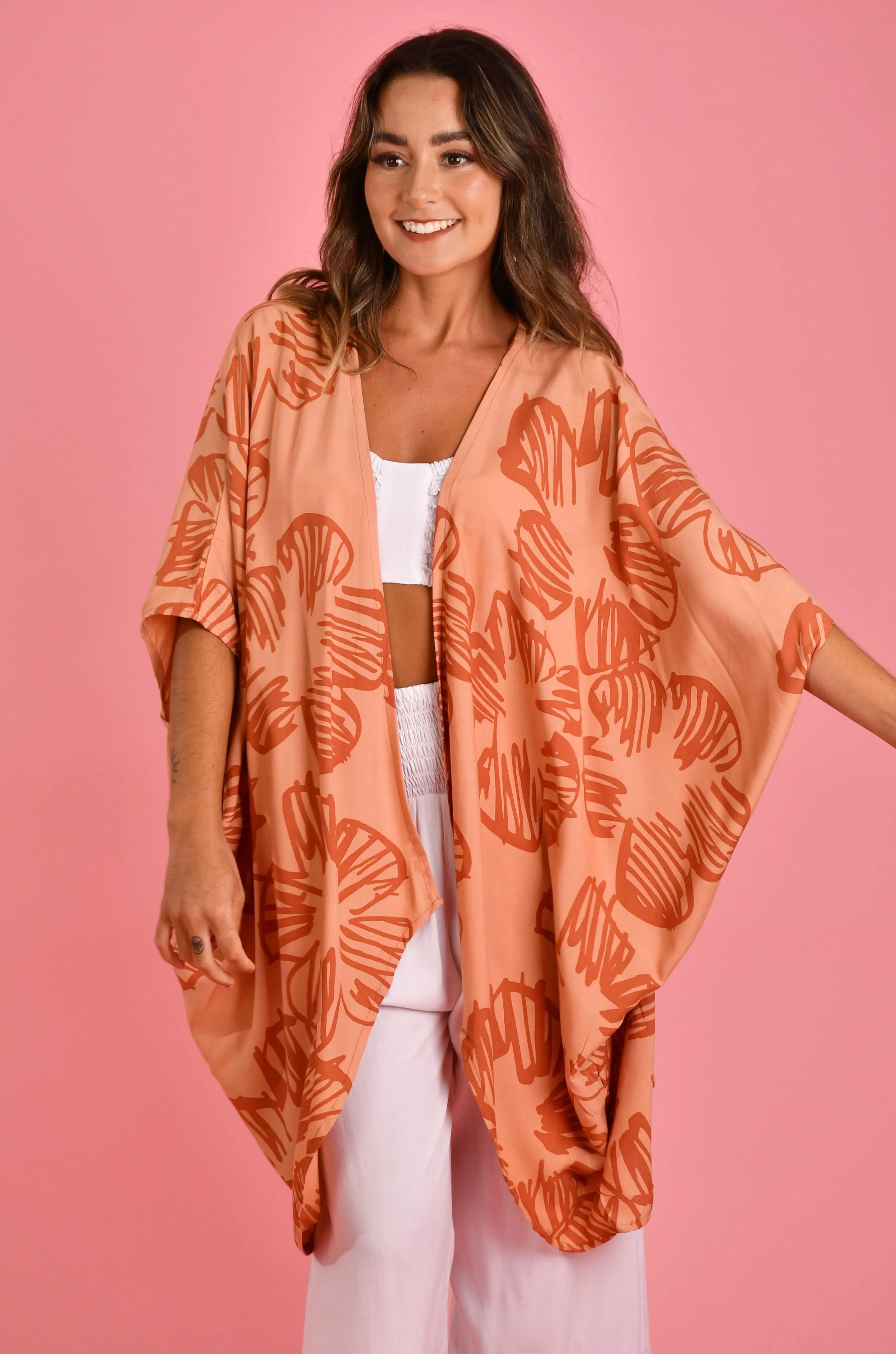 VBLT101 - ARKARRA CAPE - AUTUMN VIBES SALMON