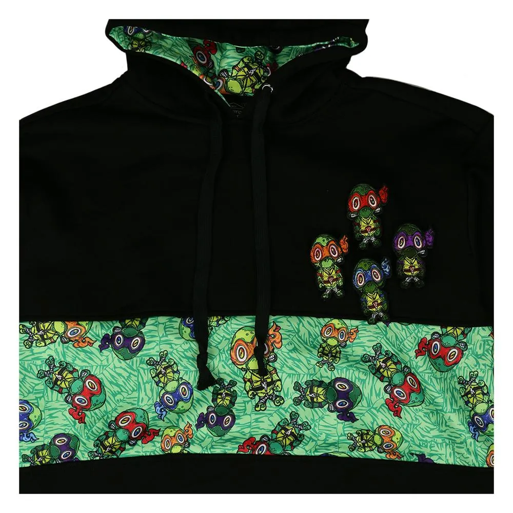 Vincent Gordon Removable Turtles Tall Pullover Hoodie