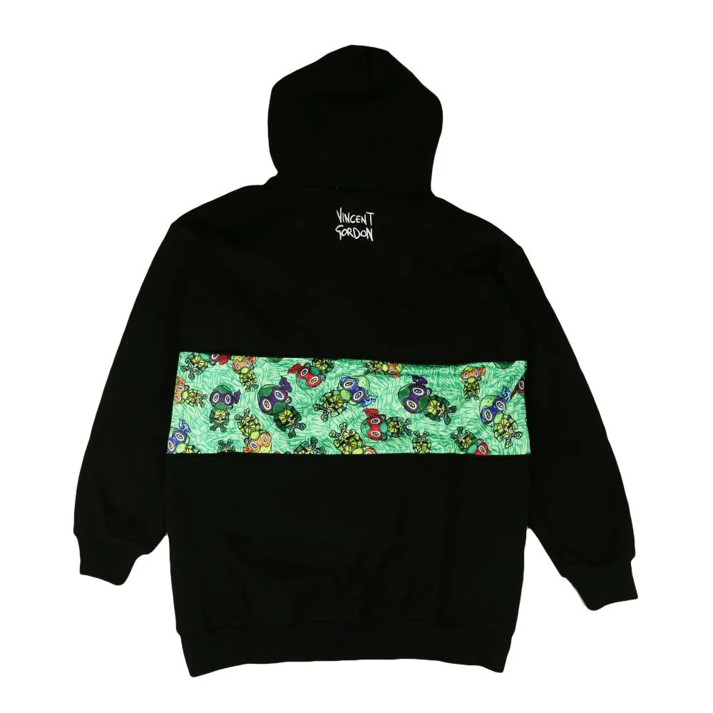 Vincent Gordon Removable Turtles Tall Pullover Hoodie