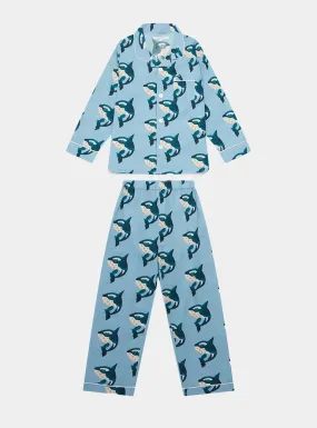 Whale Kid's Organic Cotton Pyjama Trouser Set